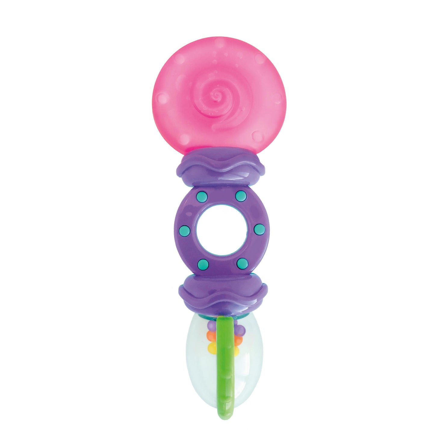 Mordedera Con Sonaja Bright Starts Rosa 8836
